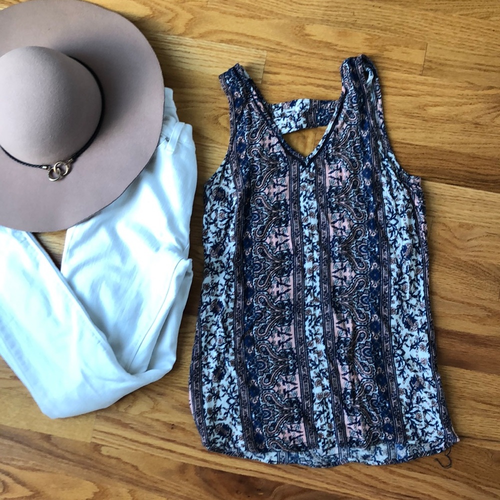 Patterned Tank Top